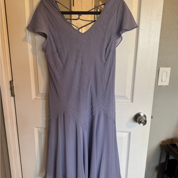 Vintage Lavender Evening Dress - Picture 1 of 6